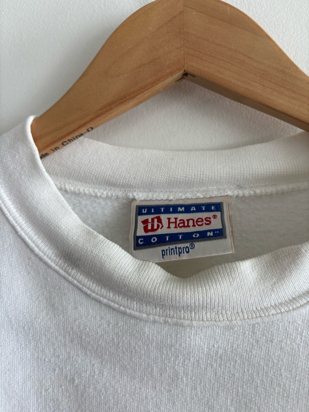 Vintage 90s Heavyweight Cotton Hanes Banjo Graphic Printed Sweatshirt - Picture 7 of 16
